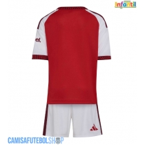 Camisa de time de futebol Arsenal Replicas 1º Equipamento Infantil 2026-27 Manga Curta (+ Calças curtas)